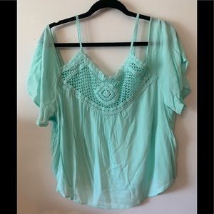 No Boundaries Plus size off the shoulder top - XXL